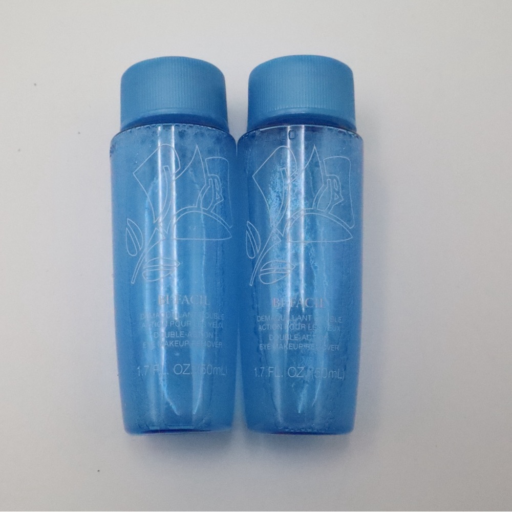 Lancôme Bi-Facil Eye Makeup Remover 1.7oz 50ml Travel Size LOT OF 2 NEW
